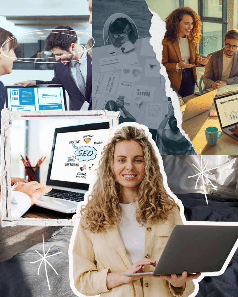 Digital product business owners brainstorm to find conclusions